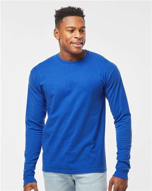 Tultex 291 Unisex Heavyweight Jersey Long Sleeve T-Shirt - Front view