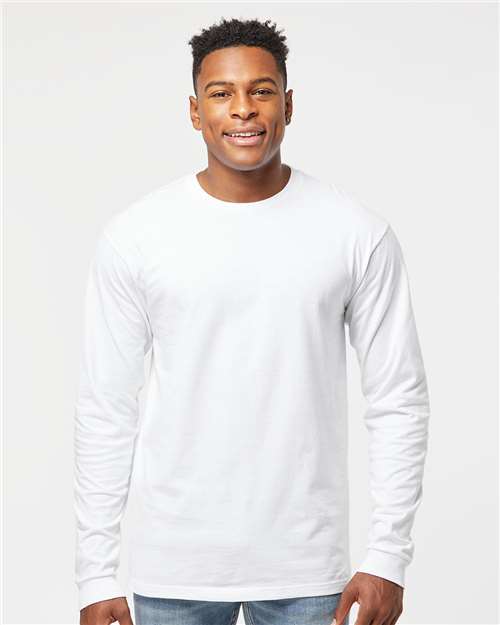 Tultex 291 Unisex Heavyweight Jersey Long Sleeve T-Shirt - Front view