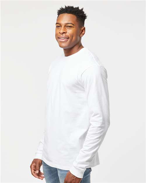 Tultex 291 Unisex Heavyweight Jersey Long Sleeve T-Shirt - Side view