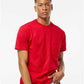 Tultex 293 Unisex Heavyweight Jersey Pocket T-Shirt - Front view