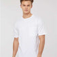 Tultex 293 Unisex Heavyweight Jersey Pocket T-Shirt - Front view
