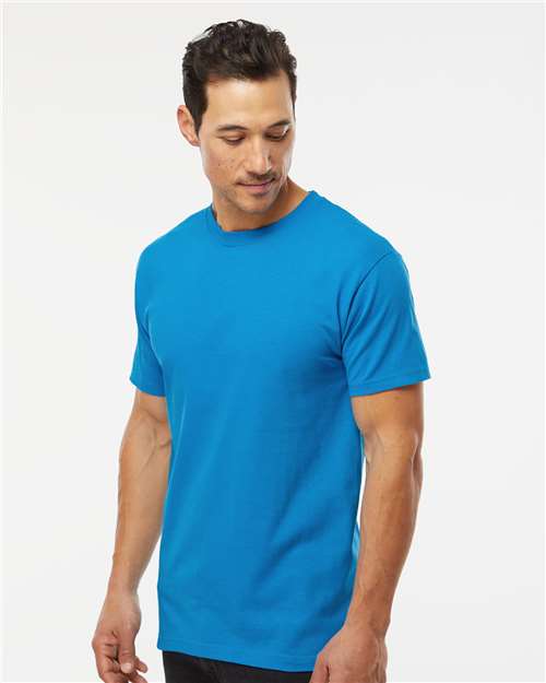 M&O 4800 Men's Gold Soft Touch T-Shirt - Side view