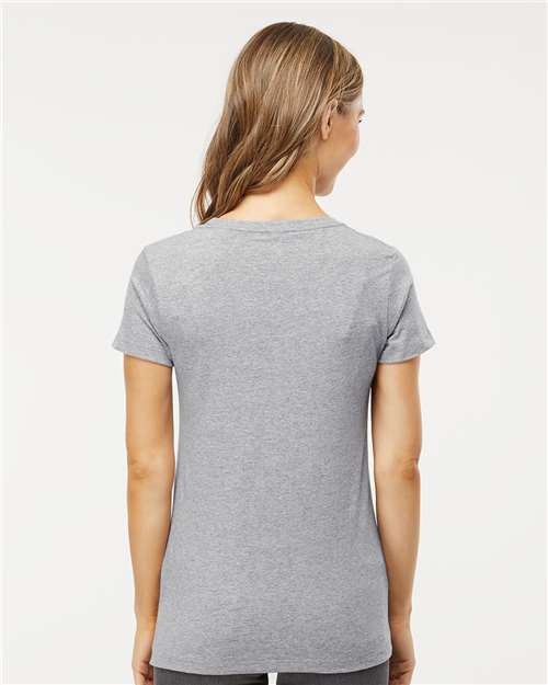 M&O 4810 Women's Gold Soft Touch T-Shirt - Back view