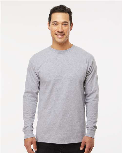 M&O 4820 Men's B-Tech Cotton-Feel T-Shirt - Front view