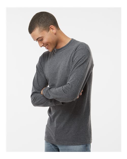M&O 4820 Men's B-Tech Cotton-Feel T-Shirt - Side view