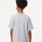 M&O 4850 Youth Gold Soft Touch T-Shirt - Back view