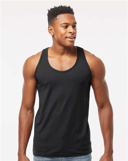 Tultex S105 Unisex Fine Jersey Tank Top - Front view