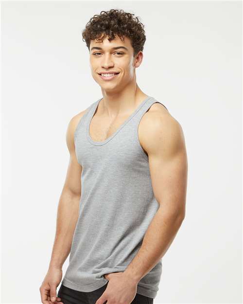 Tultex S105 Unisex Fine Jersey Tank Top - Side view