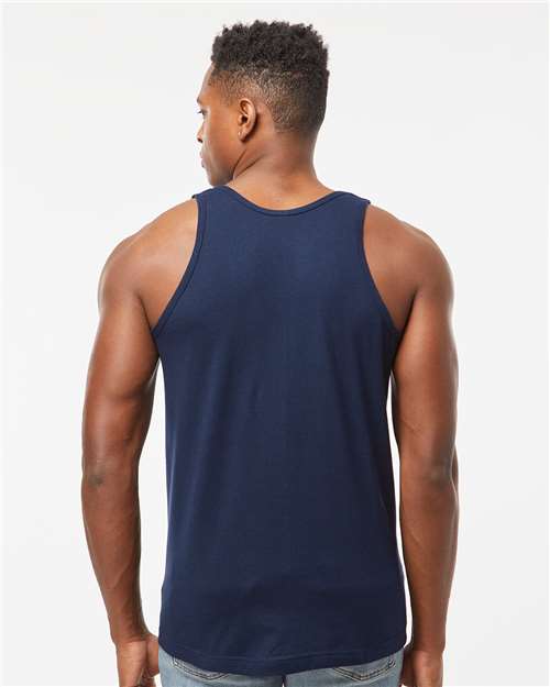 Tultex S105 Unisex Fine Jersey Tank Top - Back view