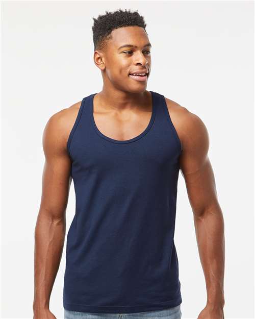 Tultex S105 Unisex Fine Jersey Tank Top - Front view