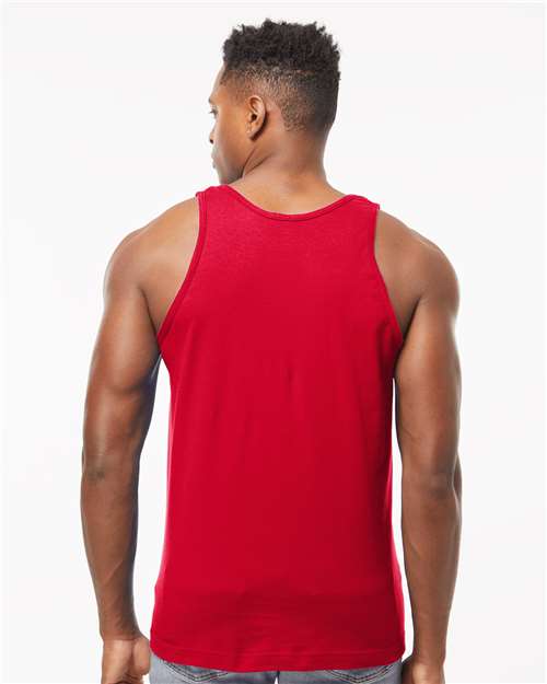 Tultex S105 Unisex Fine Jersey Tank Top - Back view
