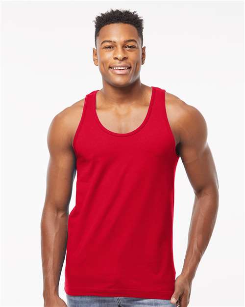 Tultex S105 Unisex Fine Jersey Tank Top - Front view