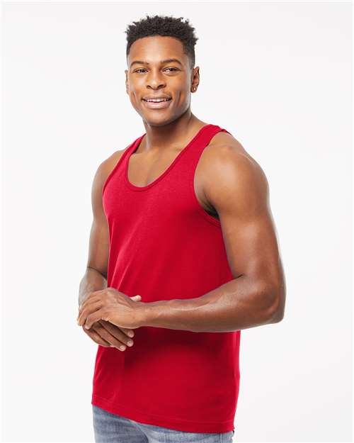 Tultex S105 Unisex Fine Jersey Tank Top - Side view