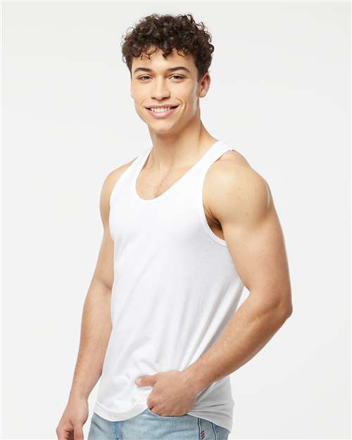 Tultex S105 Unisex Fine Jersey Tank Top - Side view