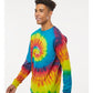 Colortone 2000 Women?s 1X1 Baby Rib Raglan Three-Quarter Sleeve Tee - Side view