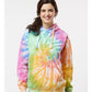 Colortone 8777 Unisex Tie-Dyed Hooded Sweatshirt - Front view