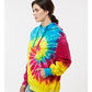 Colortone 8777 Unisex Tie-Dyed Hooded Sweatshirt - Side view