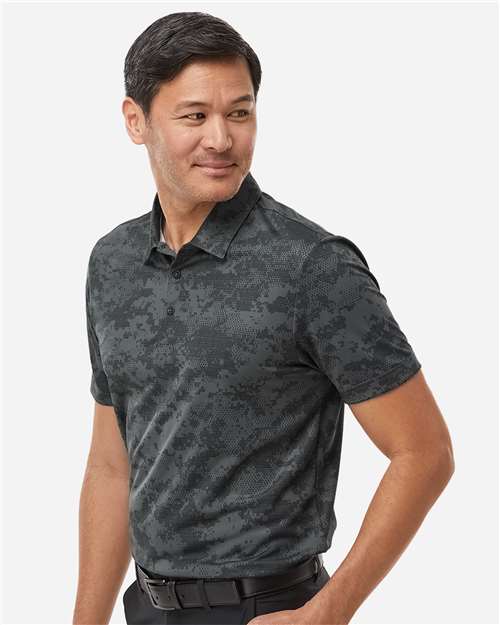 Adidas A550 Men's All Over Camo Print Polo - Side view