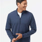 Adidas A554 Men's 3-Stripes Quarter-Zip Sweater Pullover - Front view