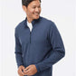 Adidas A554 Men's 3-Stripes Quarter-Zip Sweater Pullover - Side view