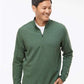 Adidas A554 Men's 3-Stripes Quarter-Zip Sweater Pullover - Front view