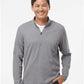 Adidas A554 Men's 3-Stripes Quarter-Zip Sweater Pullover - Front view