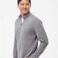 Adidas A554 Men's 3-Stripes Quarter-Zip Sweater Pullover - Side view