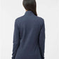 Adidas A555 Women's 3-Stripes Quarter-Zip Sweater Pullover - Back view