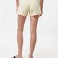 Independent Trading Co. PRM20SRT Women?s Lightweight California Wave Wash Fleece Shorts - Back view