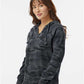 Independent Trading Co. PRM2500 Women?s Lightweight California Wave Wash Hooded Sweatshirt - Side view