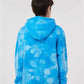 Independent Trading Co. PRM1500TD Youth Midweight Tie-Dyed Hooded Sweatshirt - Back view