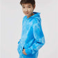 Independent Trading Co. PRM1500TD Youth Midweight Tie-Dyed Hooded Sweatshirt - Side view