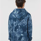 Independent Trading Co. PRM1500TD Youth Midweight Tie-Dyed Hooded Sweatshirt - Back view