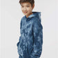 Independent Trading Co. PRM1500TD Youth Midweight Tie-Dyed Hooded Sweatshirt - Side view