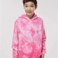Independent Trading Co. PRM1500TD Youth Midweight Tie-Dyed Hooded Sweatshirt - Front view