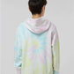 Independent Trading Co. PRM1500TD Youth Midweight Tie-Dyed Hooded Sweatshirt - Back view