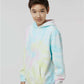 Independent Trading Co. PRM1500TD Youth Midweight Tie-Dyed Hooded Sweatshirt - Side view