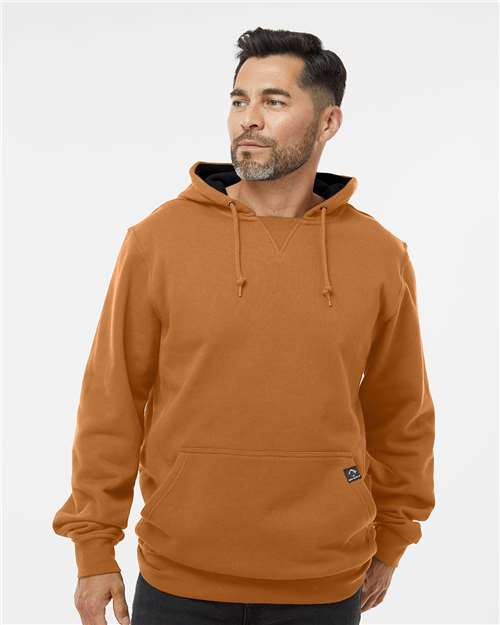 DRI DUCK 7035 Men's Woodland Fleece Hooded Pullover - Front view