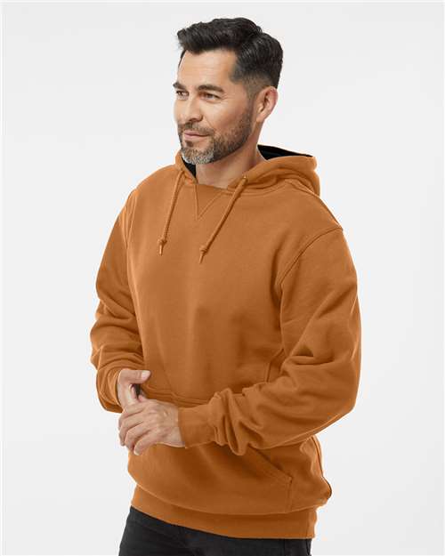 DRI DUCK 7035 Men's Woodland Fleece Hooded Pullover - Side view