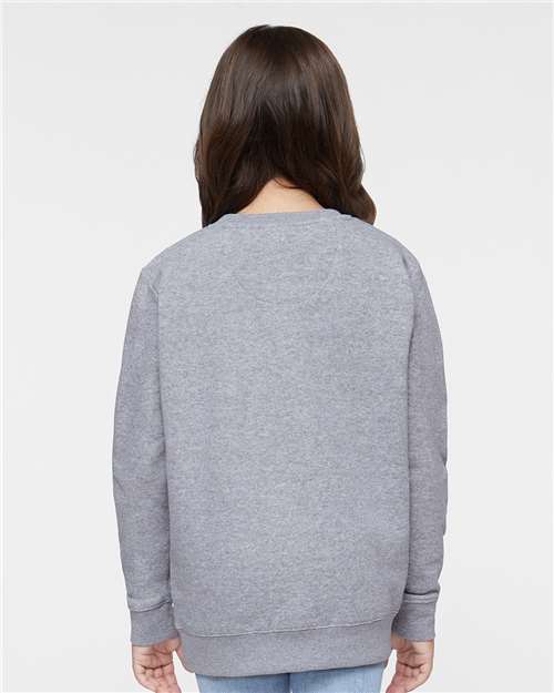 LAT 2225 Youth Tricot 4" Mesh Shorts - Back view
