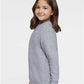 LAT 2225 Youth Tricot 4" Mesh Shorts - Side view