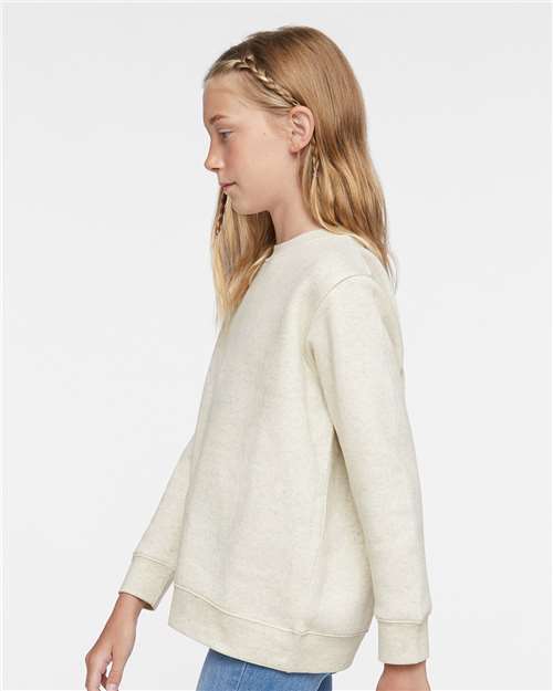 LAT 2225 Youth Tricot 4" Mesh Shorts - Side view