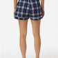 Boxercraft BW6501 Women's Flannel Shorts - Back view