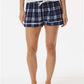 Boxercraft BW6501 Women's Flannel Shorts - Front view