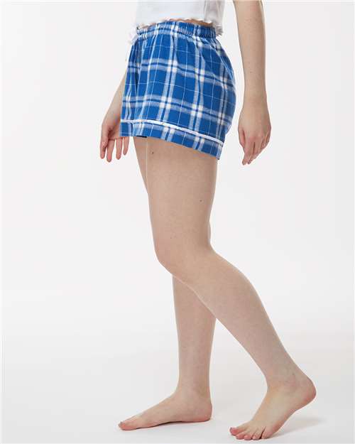 Boxercraft BW6501 Women's Flannel Shorts - Side view