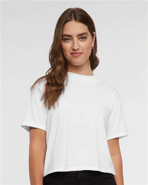 LAT 3518 Women's Boxy Tee - Front view