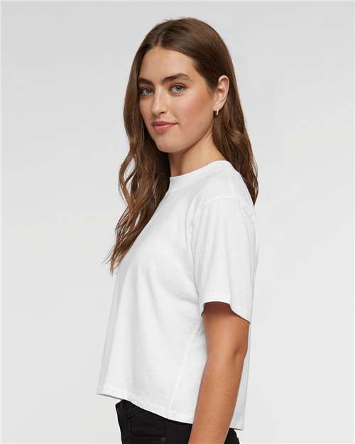 LAT 3518 Women's Boxy Tee - Side view
