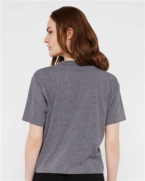 LAT 3518 Women's Boxy Tee - Back view