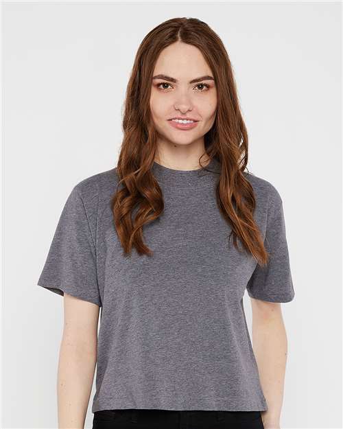 LAT 3518 Women's Boxy Tee - Front view