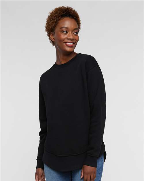 LAT 3525 Women's Weekend Crewneck Sweatshirt - Front view